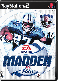 Madden NFL 2001 Super Bowl JP Playstation 2 JP box art